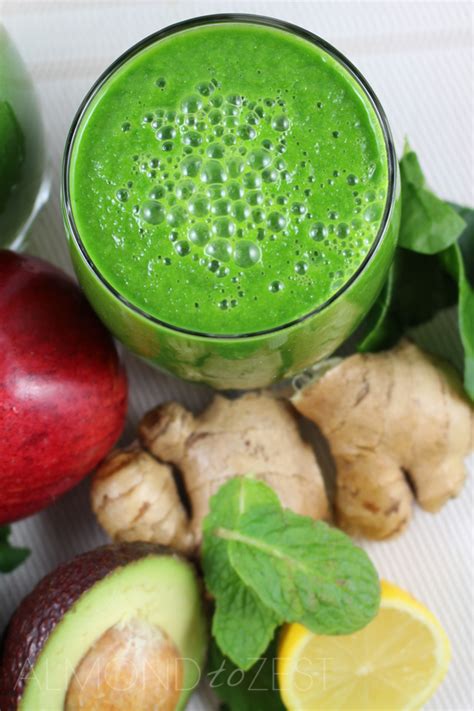 What are some herbal smoothie recipes that can boost the nervous system?